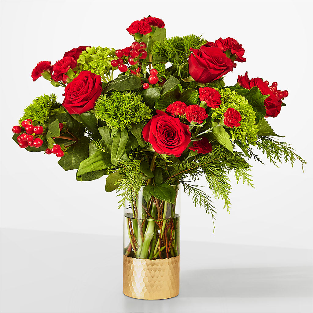 Plaid Throw Bouquet – Flower Cafe, Hartford WI