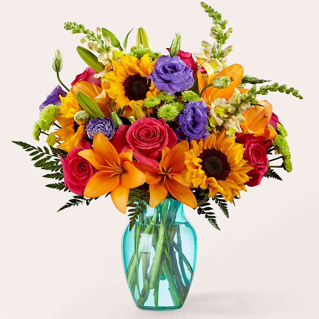 Double Rainbow Bouquet – Flower Cafe, Hartford WI