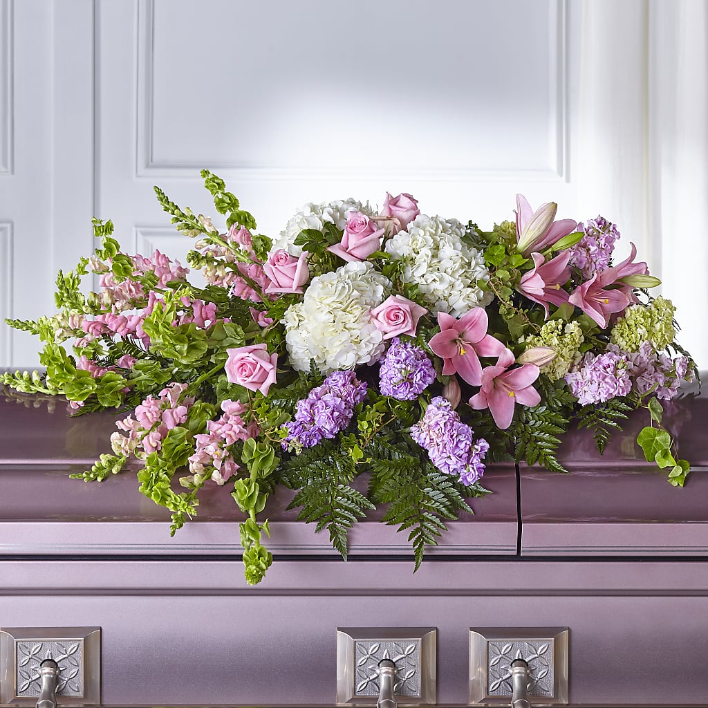 Life's Gratitude Casket Spray – Flower Cafe, Hartford WI