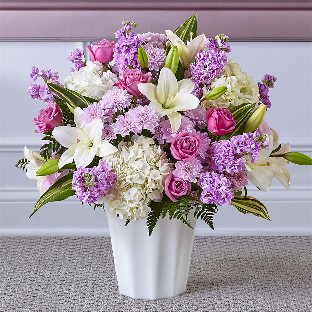 Heaven Sent Floor Basket – Flower Cafe, Hartford WI