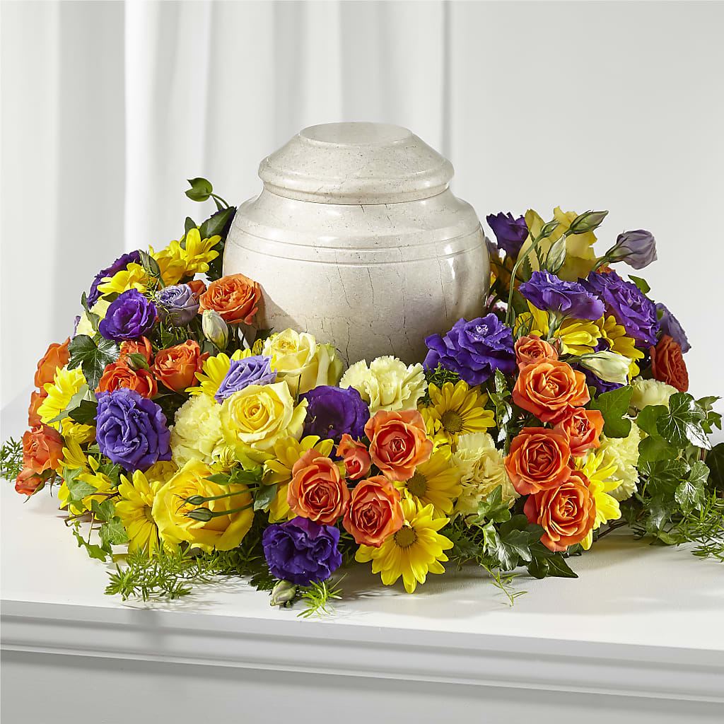 Blossoms of Remembrance Cremation Adornment – Flower Cafe, Hartford WI