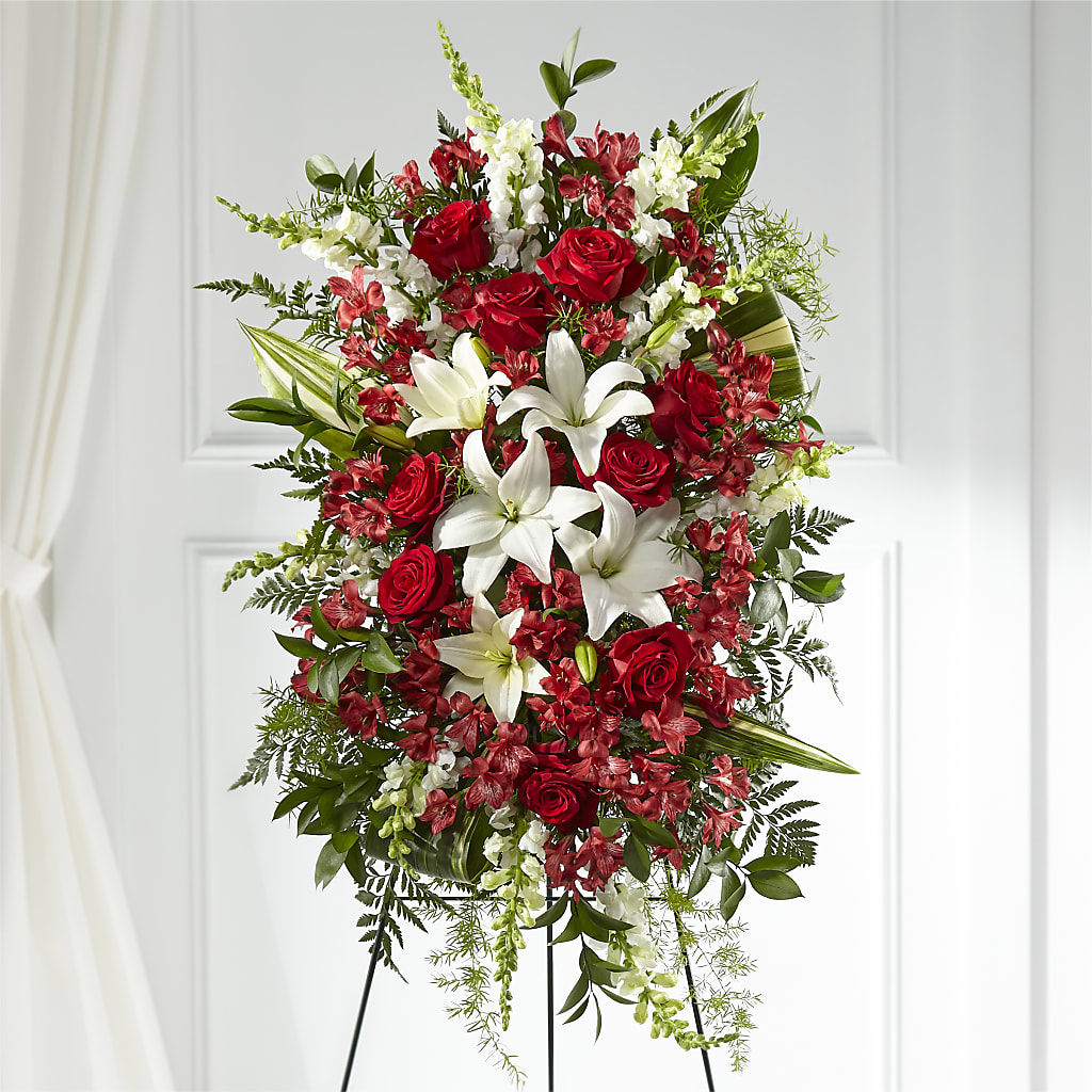 Everlasting Memory Standing Spray – Flower Cafe, Hartford WI