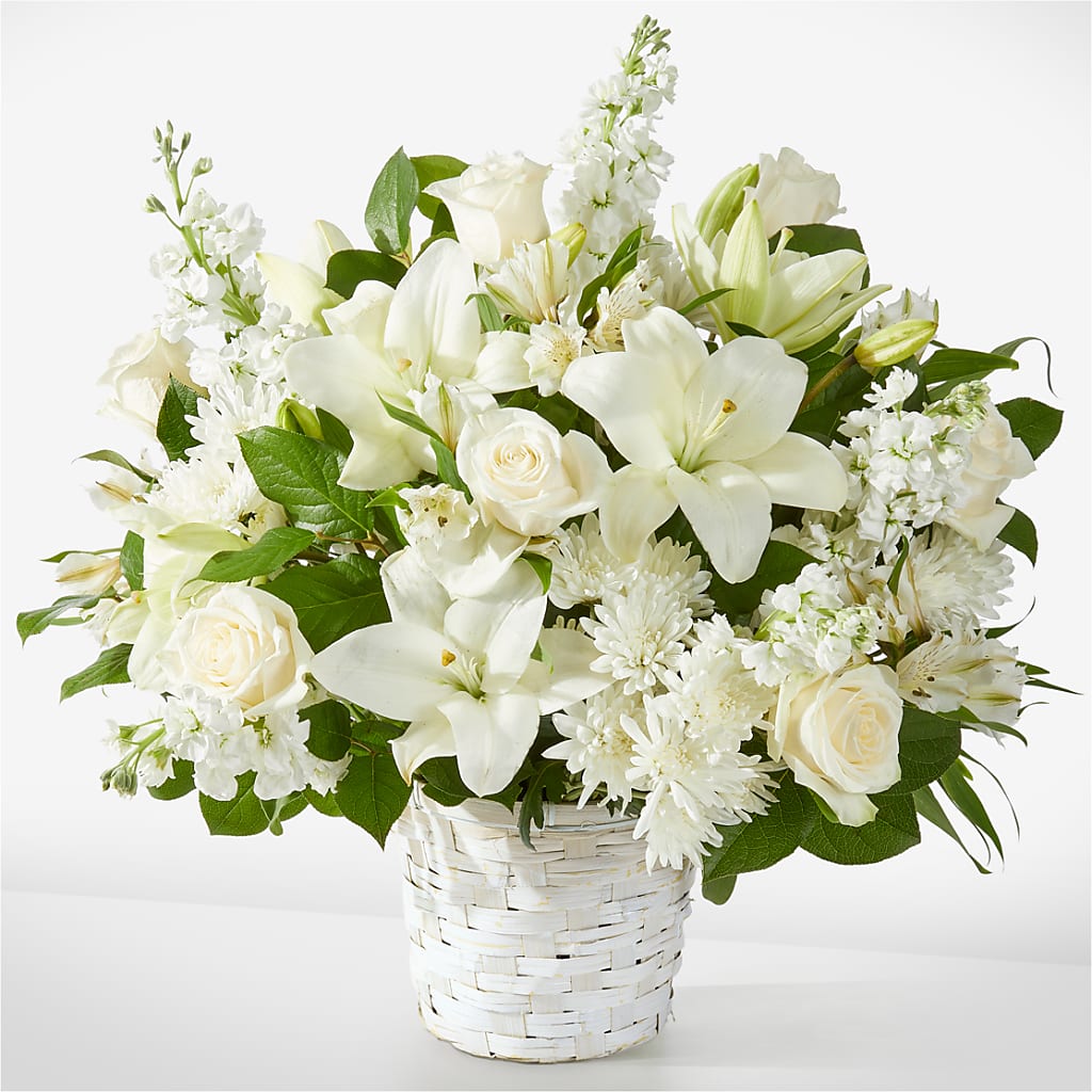 Peaceful Reflections Arrangement – Flower Cafe, Hartford WI