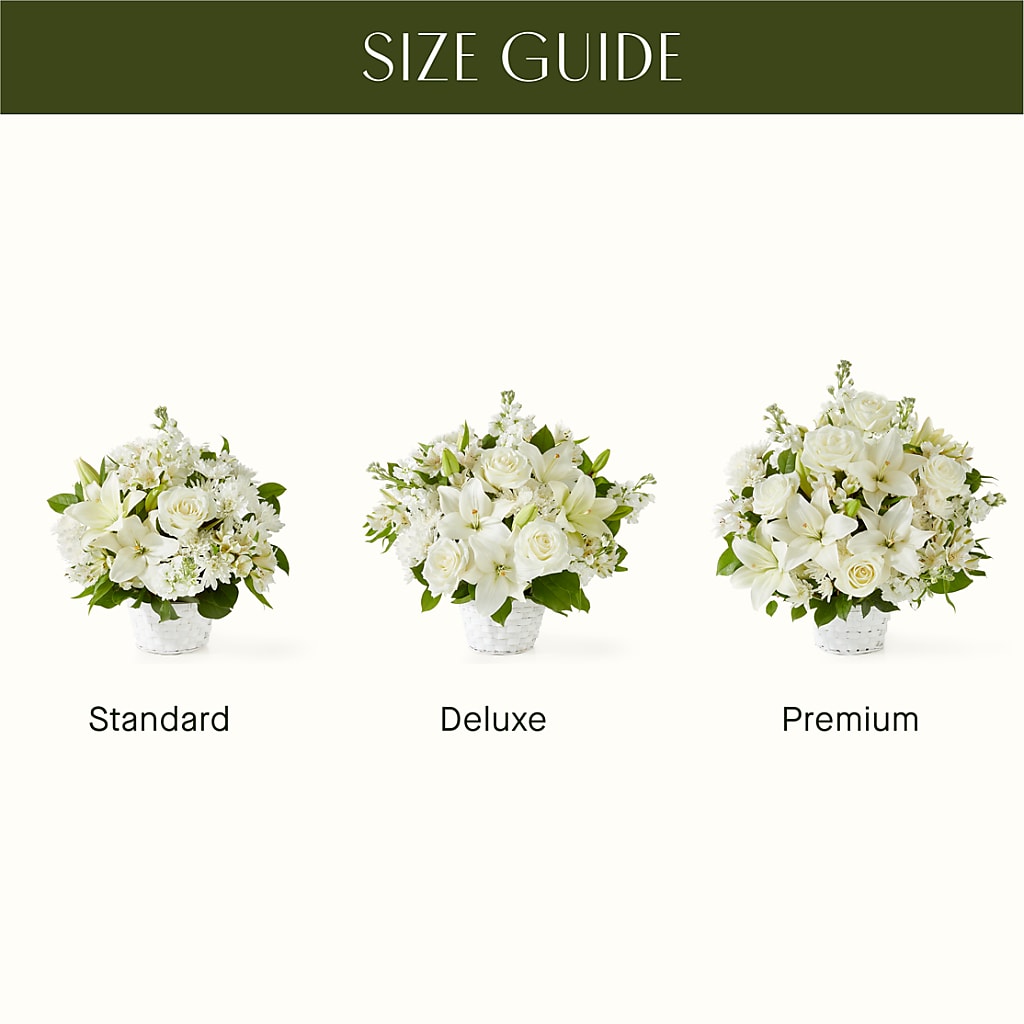 Peaceful Reflections Arrangement – Flower Cafe, Hartford WI