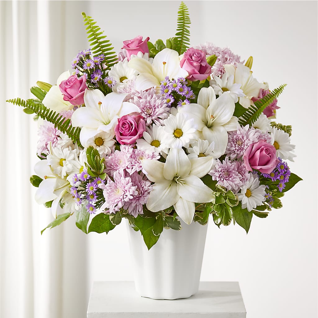 Warmest Thoughts Tabletop Basket – Flower Cafe, Hartford WI