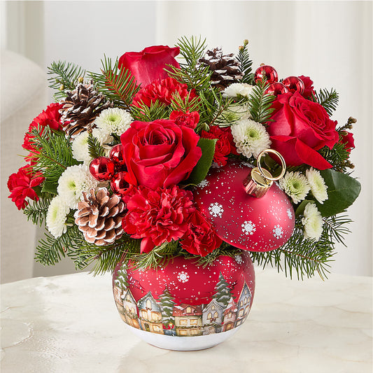 Christmas Carols Ornament –  Flower Cafe, Hartford WI