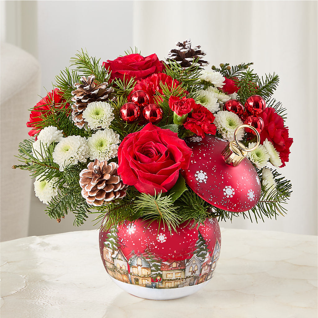 Christmas Carols Ornament –  Flower Cafe, Hartford WI