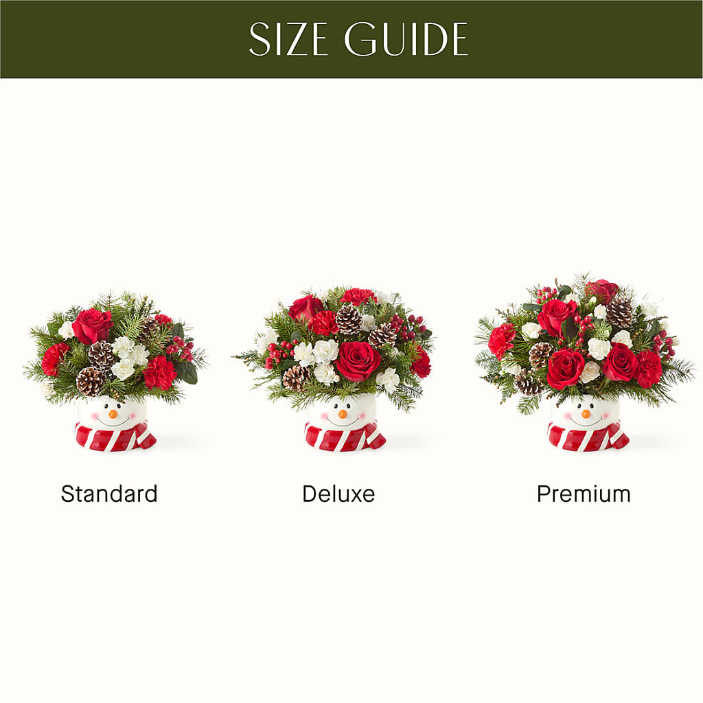 Jolly Snowman Bouquet –  Flower Cafe, Hartford WI