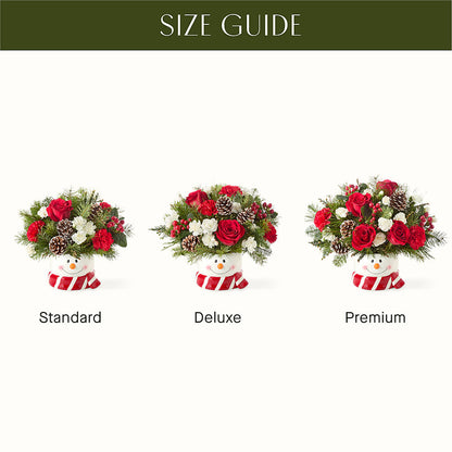 Jolly Snowman Bouquet –  Flower Cafe, Hartford WI