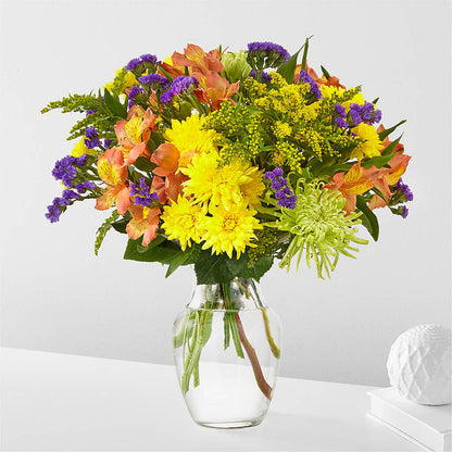 Marmalade Skies Bouquet –  Flower Cafe, Hartford WI