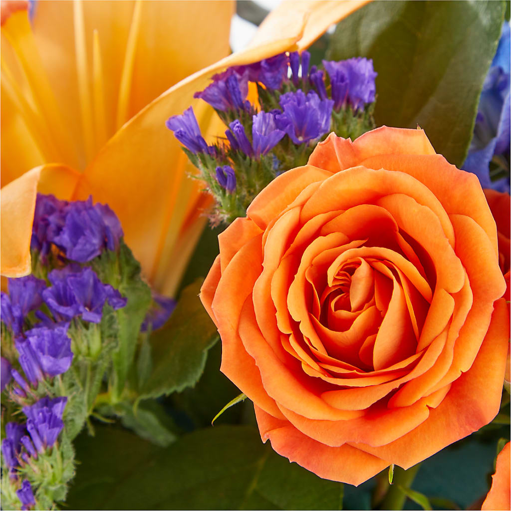 Radiant Citrus Box Bouquet –  Flower Cafe, Hartford WI