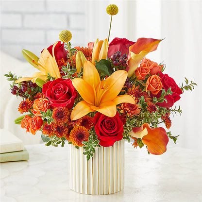 Scarlet Skies Bouquet –  Flower Cafe, Hartford WI