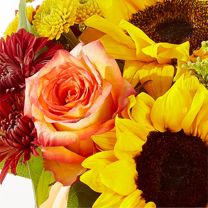 Golden Gourd Pumpkin Bouquet –  Flower Cafe, Hartford WI