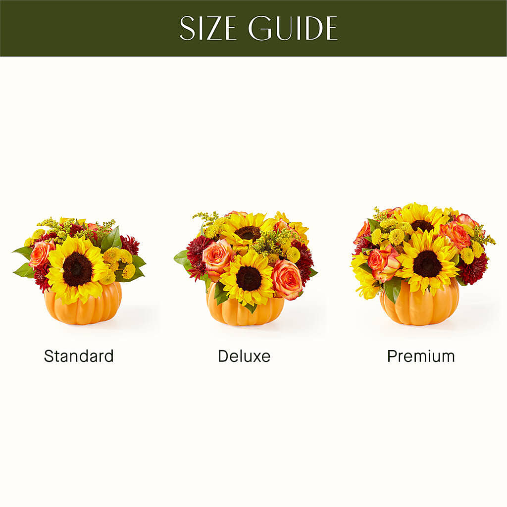 Golden Gourd Pumpkin Bouquet –  Flower Cafe, Hartford WI