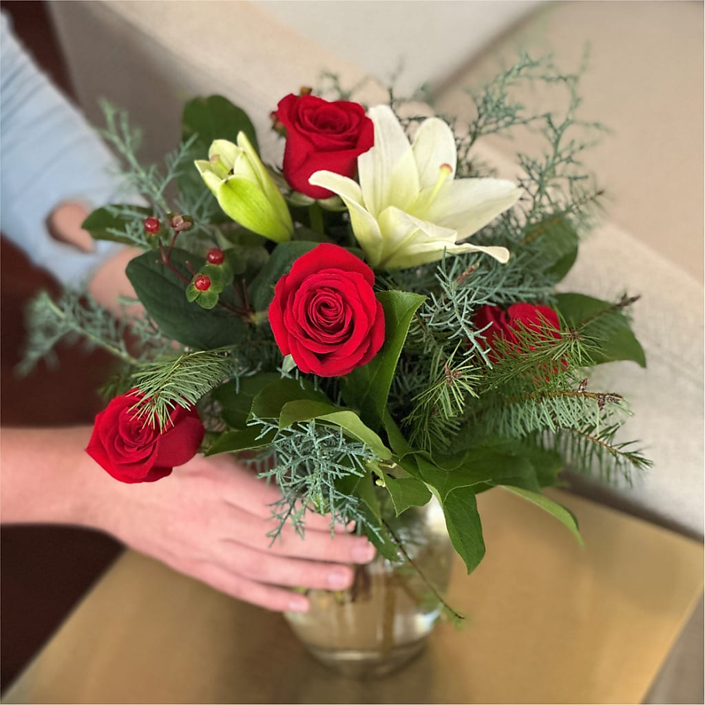 Glittering Lights Bouquet –  Flower Cafe, Hartford WI