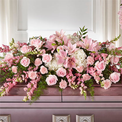 Life & Remembrance Casket Spray –  Flower Cafe, Hartford WI
