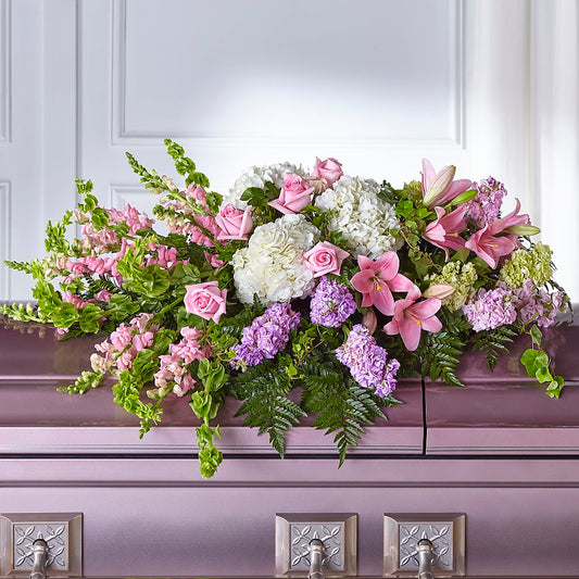 Life's Gratitude Casket Spray –  Flower Cafe, Hartford WI