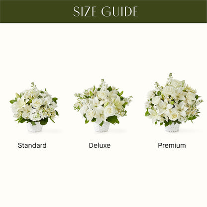 Peaceful Reflections Arrangement –  Flower Cafe, Hartford WI