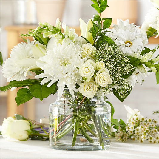 Classic Ivory – A Florist Original –  Flower Cafe, Hartford WI
