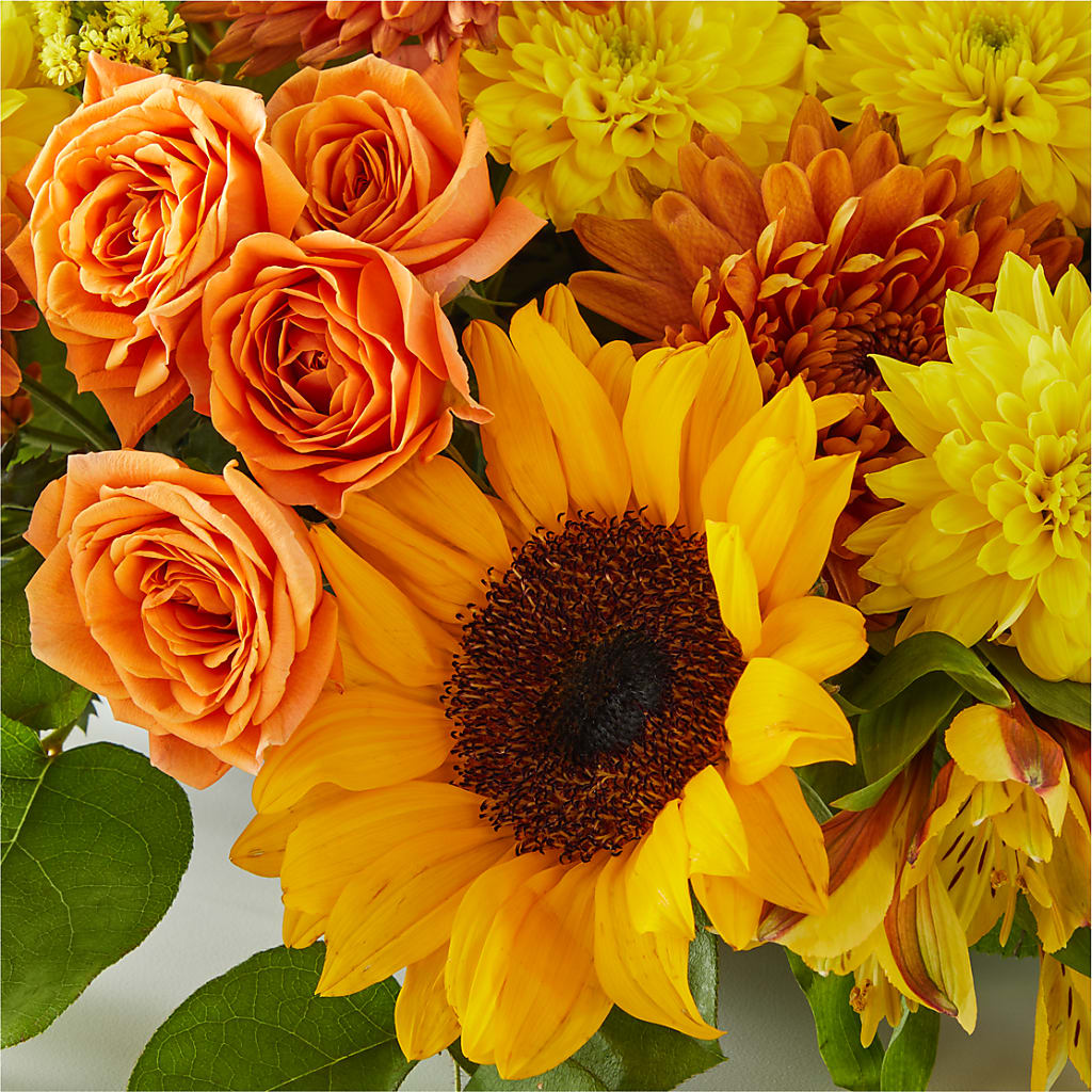 Autumn Harmony Centerpiece –  Flower Cafe, Hartford WI