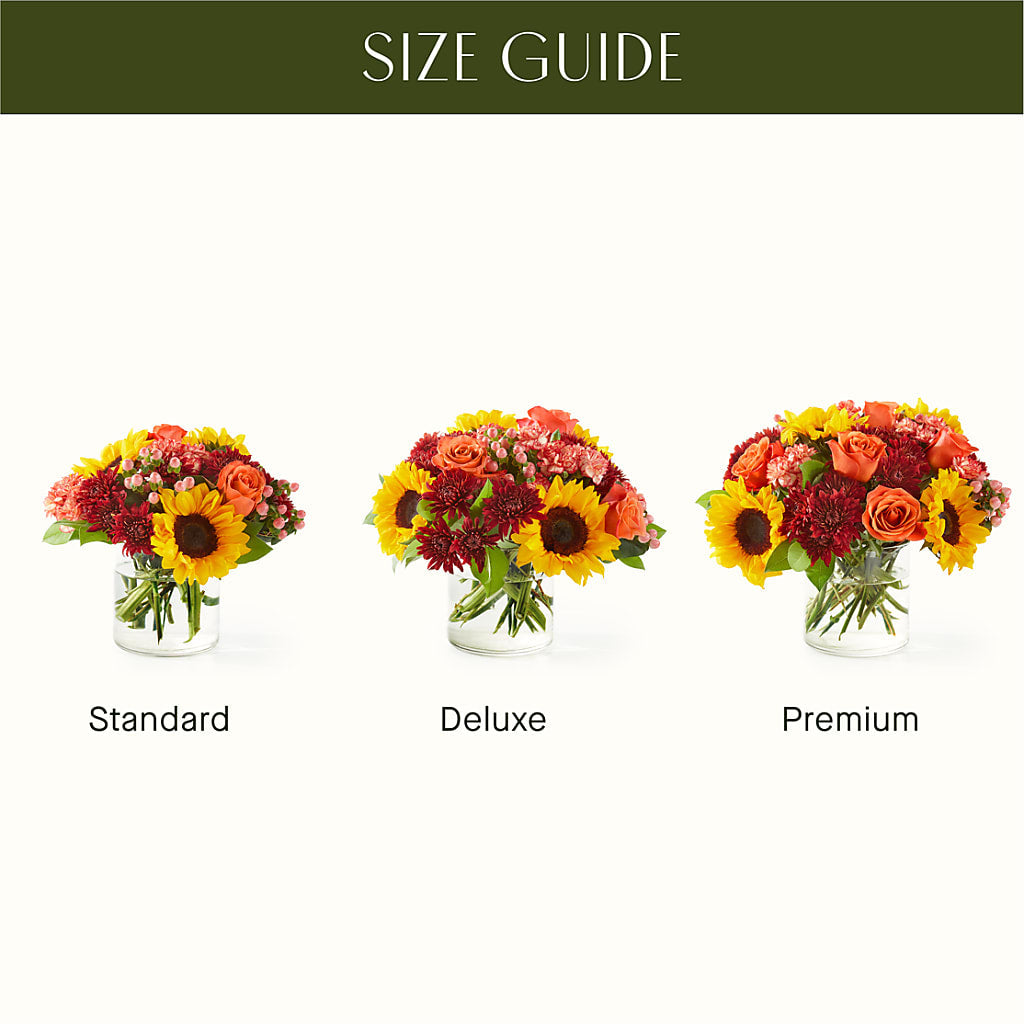 September Sunset Bouquet –  Flower Cafe, Hartford WI
