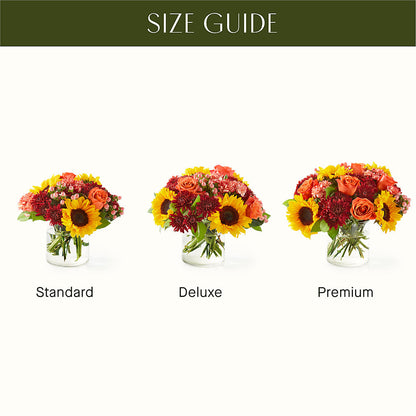 September Sunset Bouquet –  Flower Cafe, Hartford WI