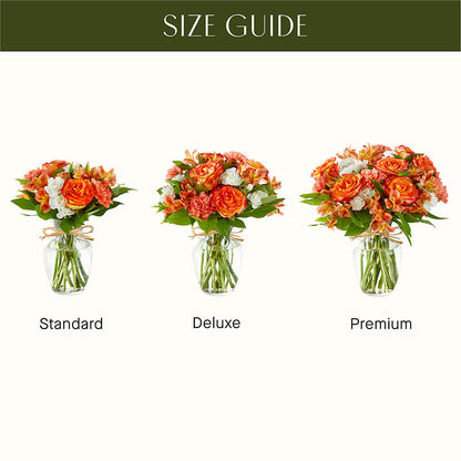 Apricot Glow Bouquet –  Flower Cafe, Hartford WI