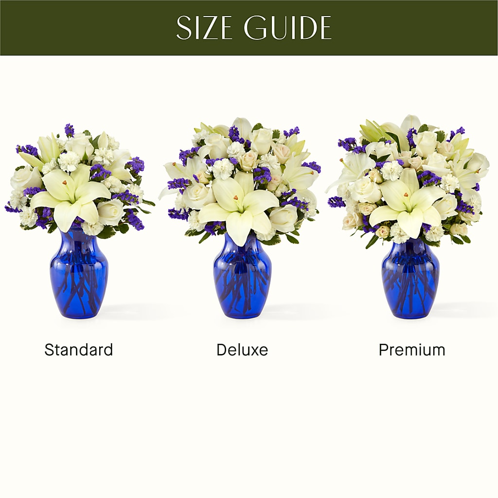 Sapphire Rush Bouquet –  Flower Cafe, Hartford WI