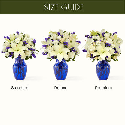 Sapphire Rush Bouquet –  Flower Cafe, Hartford WI