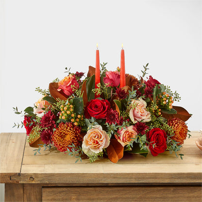Gather Near Centerpiece –  Flower Cafe, Hartford WI