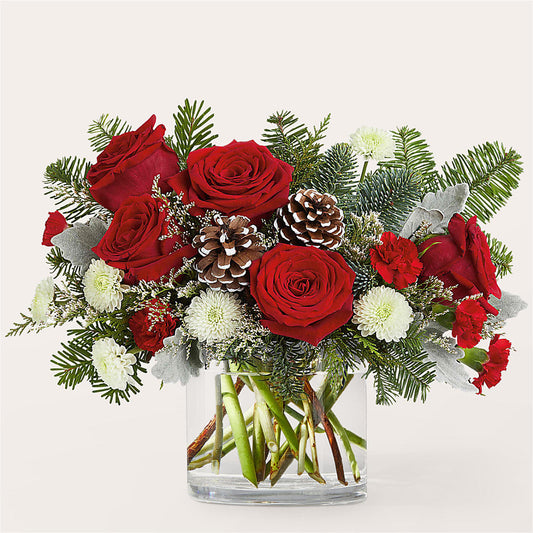Yule Cheer Bouquet –  Flower Cafe, Hartford WI