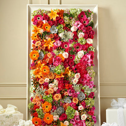 Fresh Picked Floral Wall –  Flower Cafe, Hartford WI